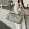 Bolsa de Viaje de Gran Capacidad para Mujer, Bolsa de Equipaje para Viajes de Negocios y Trayectos Diarios, Ligera, Compartimento Separado para Zapatos, Bolsa de Gimnasio, Bolsa de Almacenamiento Deportivo
