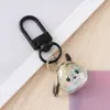 Llavero Sanrio Transparente con Purpurina Fina Perro Pacha Perro Canela Chica Melody Colgante de Mochila Estilo Kuromi