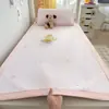 Colchonete de Seda Gelada Classe A para Dormitório Estudantil Cama de Solteiro, Conjunto de Três Peças, Lavável à Máquina, Colchonete de Verão com Ar Condicionado
