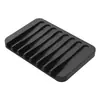 Caja de Jabón de Silicona Creativa Auto-Drenante Soporte para Jabonera de Baño Esterilla Drenante de Jabón Portátil Sin Perforaciones