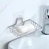 Sem Furos Banheiro Aço Inoxidável Suporte de Sabão Parede Pendurado Armazenamento Rack Drenante Caixa de Sabão Banheiro Caixa de Sabão Atacado