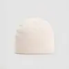 Gorro de Punto de Cachemira Pura para Otoño e Invierno para Mujer, Gorro de Lana de Moda Cálido para Protección de Orejas, Versátil para Circunferencia de Cabeza Grande, Gorro de Pescador de Color Sólido