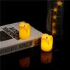 Venta Directa de Fábrica Luces de Velas Electrónicas LED, Velas Realistas con Núcleo Negro que Gotean Lágrimas, Luces Nocturnas Decorativas, Regalos