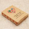 Caja de regalo pequeña con impresión a color marmolado creativo Caja de dulces hecha a mano Caja para boda Caja con cajón en stock