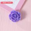 Rosa de resina de tamaño pequeño de 10-13 mm, flor pequeña, material de carcasa para teléfono móvil, accesorios creativos hechos a mano, decoración con pegamento crema