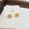 Brincos Elegantes com Letra H Tridimensional Brincos de Luxo Femininos Novos Brincos Populares 2025