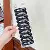 Clip de Cabello Bb Negro Mate Transparente Estilo Coreano Accesorio para el Cabello Pasador, Paquete de 10 Clips de Cabello Bb para Flequillo