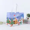 Bolso de Hombro Navideño Bolsa No Tejida Personalizada Dibujo Animado Laminado Empaque de Regalo Logo Impreso Bolsa de Empaque de Alta Gama para Llevar
