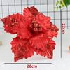 Decorações de Árvore de Natal Veludo Lantejoulas Flores Artesanais Enfeites para Sala de Estar Decoração Guirlanda de Natal Cortes