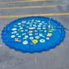 Fábrica em estoque PVC variedade de tapete de spray de água aspersor piscina brinquedos infláveis de água para crianças ao ar livre tapete de spray de água à prova d'água para animais de estimação
