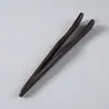 Juego de seis caballeros para ceremonia del té de fábrica de cinco piezas ébano aguja de té juego de accesorios para té cuchara de té pinza para té pluma para tetera taza tenedor