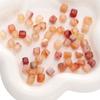 8mm ágata natural mais contas quadradas de cor contas soltas artesanais DIY frisado colar acessórios pulseira pulseira material tecido