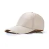 Gorra de béisbol color liso versión coreana bordado con logo personalizado impresión hombres y mujeres punto de algodón gorra parasol personalizada