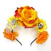 Diadema transfronteriza Nueva de Girasol Flor de Simulación Accesorios de Calavera Halloween Carnaval Fiesta Diadema en stock