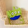 Bolsa de dibujos animados con textura fresca y simple para chica, corazón de niña, nueva bolsa 2023, bandolera de monstruo pequeño tejida a mano