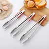 Utensílios de cozinha domésticos, pegadores de alimentos de aço inoxidável, pegadores de buffet de restaurante, pegadores de churrasco, pegadores de bife, pegadores para servir alimentos, pegadores para assar pão