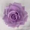 Cabeças de Flores Rosa com Pétalas Grandes de Veludo Sintético para Decorações de Dia dos Namorados e Casamentos, Flores Artificiais, Rosas de Veludo Sintético