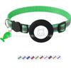 Funda de Silicona para Rastreador Airtag Collar para Gato de Alta Reflectividad Hebilla de Seguridad Antiasfixia Collar para Mascotas Antiperdida