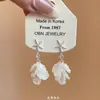 Estilo Vacaciones en la Playa~Pendientes de Borla de Concha de Estrella de Mar Diseño Retro de Nicho Único Dulce Delicado Hermoso Accesorios para Pendientes