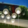 Lámpara de diente de león hueca para exteriores, para oficinas, parques, plazas, patios, iluminación paisajística, lámpara esférica para césped
