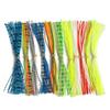 Alambre de goma de silicona de seda Husky Luya anzuelo plomado DIY Lei rana pez negro lubina cebo pesca accesorios de modificación