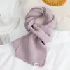 Bufanda de Color Puro Nueva Dongdaemun 2025 de Corea del Sur para Mujer en Otoño e Invierno, Bufanda Versátil Suave y Cera, Engrosada Ins, Blanqueamiento