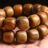 Sándalo verde cuentas antiguas pulsera cuentas de Buda pulsera de madera para mujer pulsera de sándalo estilo chino pulsera de sándalo para hombre estilo étnico círculo único simple