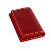 Cor Crazy Horse Couro Card Holder Women's Wallet Cartão de Crédito Titular do Cartão Bancário Genuine Leather Coin Bolsa Vintage Card Holder