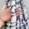 Imitación conejo rex leopardo lana ropa bolsa zapatos boca encaje decoración diy accesorios lana artificial fábrica mayorista