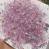 Flor de Rosa Nueva Tormenta de Grava Celebridad de Internet Perlas de Crema Piedra Natural Manicura de Año Nuevo DIY Cáñamo Flow Joyería Decorativa