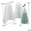 Navidad Árbol de Navidad Campana de Navidad molde de silicona de azúcar DIY chocolate gota de pegamento aromaterapia molde de yeso vela