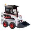 Exportado para a França: Retroescavadeira Compacta de Montar, Mini Carregadeira para Remoção de Lixo Interna, Máquina Retroescavadeira Compacta Multifuncional Agrícola