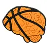 Novos Acessórios Esportivos de Basquete Transfronteiriços Criativos Planos Charms para Sapatos Broche Acessórios de Joias DIY Patches de Borracha Macia PVC