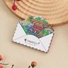 En stock, pegatinas de madera para refrigerador con pegamento magnético suave, lugares escénicos culturales y creativos de la ciudad de Shantou, Chaozhou, Shanwei, recuerdo turístico para refrigerador.
