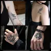 Adesivos de Tatuagem Populares Bg Herbais Transfronteiriços com Desenhos de Asa e Borboleta para Braços e Pulsos, Adesivos Personalizados da Moda, Atacado da Fonte