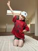 2025 Verano Nuevo Estilo Coreano Ropa para Niños Camiseta de Cuello Redondo con Letras para Niñas Camiseta de Manga Corta con Cuello Redondo para Bebé Top