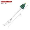 Vajilla Personalizada Cuchara de Acero Inoxidable Set de Regalo Navideño Cuchara de Postre Tenedor Cuchara de Café Tenedor de Fruta Navideño de Dibujos Animados