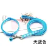 Huella Perro y Gato Correa Mascota Pequeña Correa Collar Set Cuerda para Pasear Perro Teddy Gatito Correa