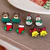 Brincos Série de Natal Gota de Óleo Boutique Veado Fofo Homem de Gengibre Clipe de Orelha Árvore de Natal Desenho Animado Brincos de Menina Joias