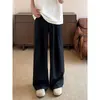 Pantalones Lisos de Color Sólido Estilo Old Money de Gama Alta para Hombre Otoño Pantalones de Pierna Recta corte limpio Moda Pierna Curva Casual Pantalones Largos