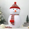 Decoraciones de Navidad Muñeco de Nieve Figura Muñeco Adorno Regalo de Navidad Accesorios para Árbol de Navidad Gorro de Santa Muñeco de Nieve