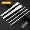 Cuchillo de pedicura profesional cuchillo diagonal cuchillo único para onicomicosis herramienta pinzas especiales para surcos de uñas punzón para cavar callos juego cuchillo de uñas
