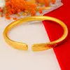 Pulsera de Cobre Chapada en Oro con Acabado Dorado Arena Antiguo, Pulsera de Imitación Oro para Mujer, Pulsera Abierta de Empuje y Tirón, Mismo Estilo que en las Joyerías