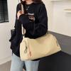 Bolsa de Viaje de Lona de Gran Capacidad para Mujer, Bolsa Cruzada Casual Ligera, Almacenamiento, Mochila Deportiva, Bolso de Hombro para Viaje Diario para Mujer