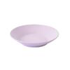 Palha de trigo Cross Border 23cm Plate New Deep Plate Fruit Plate Vegetable Salad Plate Plastic Round Large Plate