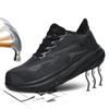 Zapatos de Talla Grande para Hombre y Mujer 2025 Venta al por Mayor Zapatos Anti-Aplastamiento y Anti-Perforación Zapatos con Puntera de Acero Zapatos de Seguridad Sitio de Construcción Antideslizantes Zapatos de Protección Laboral