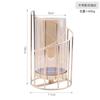 Romântico nórdico Decoração de castiçais sala de estar mesa de jantar Luxo europeu high-end ferro vela decoração à luz de velas adereços de jantar