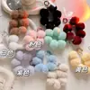 Pulseira de bola de pelúcia estilo ins acessórios fofos cordão para celular acessórios para capa de celular Apple 16 Samsung acessórios