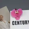 Película Hidratante con Textura de Flor de Phalaenopsis Accesorios de Impresión 3D Tocado Pasador DIY Hecho a Mano Regalo de Boda Decoración