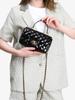 Bolso pequeño cruzado de alta gama popular de este año 2025 nuevo bolso de mano estilo pequeño fragante cadena de diamantes bolso cuadrado pequeño